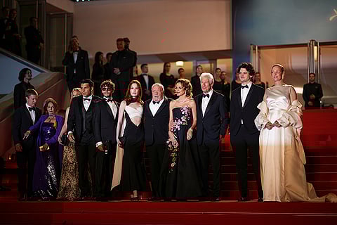Uma Thurman, Homer James Jigme Gere, Richard Gere, Alejandra Silva, Paul Schrader, Taylor Jeanne And Andrew Wonder